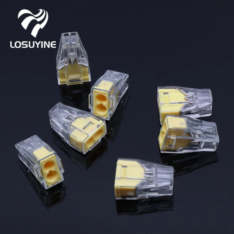 10 шт. проводной соединитель для распределительной коробки 2 контакта|terminal blocks wire