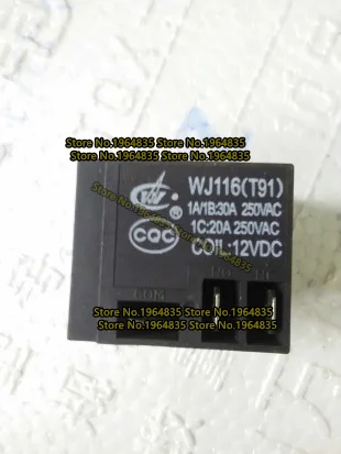 WJ116(T91)1A1B 12VDC было прекращено отправляет раньше они стандартные цветовая