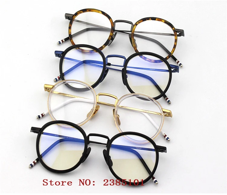 Очки унисекс Gafas De Grau, оптические круглые солнцезащитные очки, оправа TB710, солнцезащитные очки, оправа для очков, очки с зажимом, солнцезащитные очки для мужчин и женщин