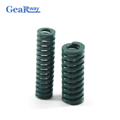 2 шт. зеленая удлиненная пружина для штамповки Gearway TH16x20/16x2 5/16x5 0/16x55 мм 28% коэффициент сжатия спиральная штамповочная удлиненная пружина для штамповки