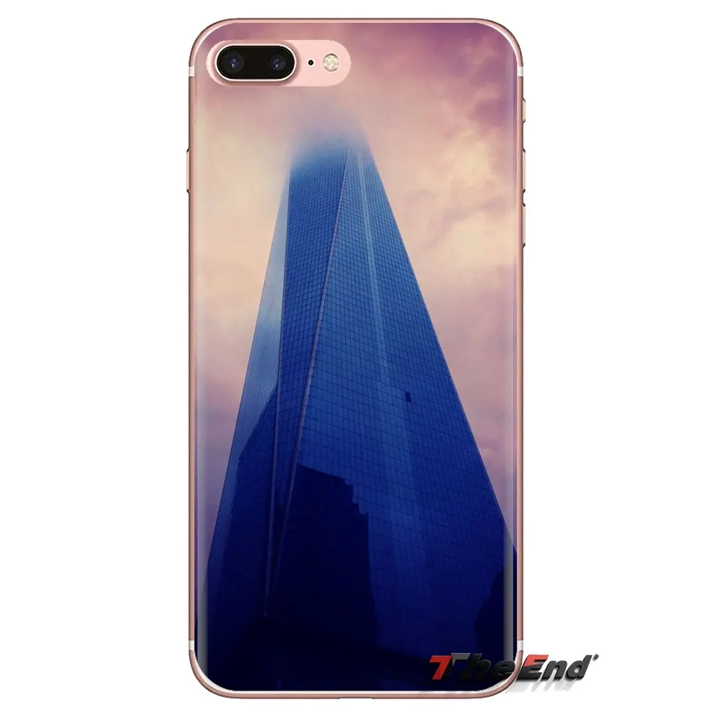 Мягкая сумка One World Trade Center Freedom Tower для Huawei Nova 2 3 2i 3i Y6 Y7 Y9 Prime Pro GR3 GR5 2017 2018 2019 Y5II Y6II |