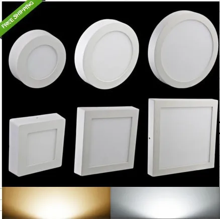 

Factory wholesale Surface LED Ceiling Light Ceiling Panel Light Down Light 9W 15W 25W 10pcs/lot, DHL Free Shipping