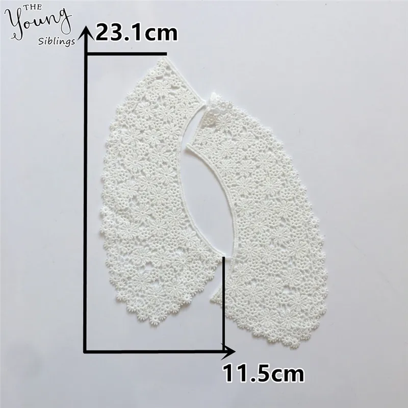 Ажурная вышивка кружевной воротник аппликация сделай сам ткань для шитья шеи