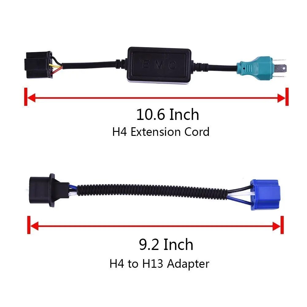 CN & RU! 40 Вт 35 Светодиодные ходовые огни круглый H4 H13 7 дюймов светодиодные фары для