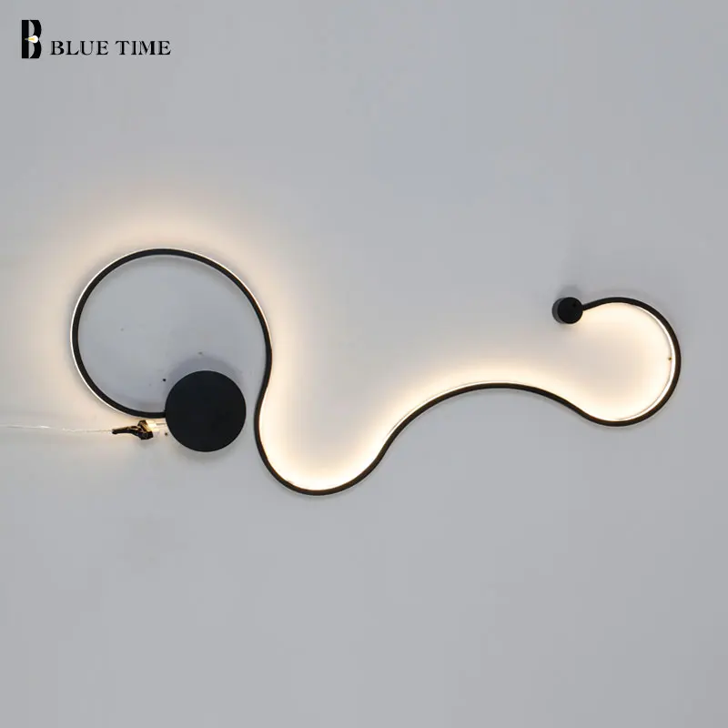 BULE TIME современный минималистичный светодиодный алюминиевый светильник