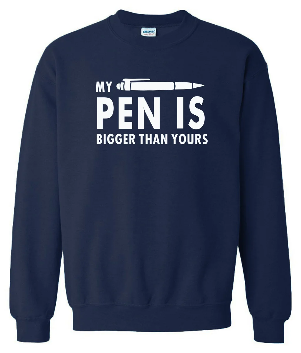Лидер продаж весенне-зимняя мужская толстовка с надписью My Pen на 2019 флисе
