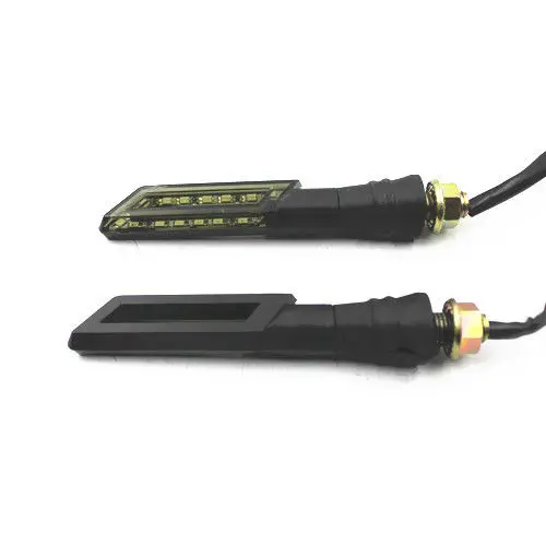

Pair 15LED Turn Signal Lamp Indicator Lights Blinker Amber Universal Motorcycle Old School Bobber Touring Dirt Bike Street Bike