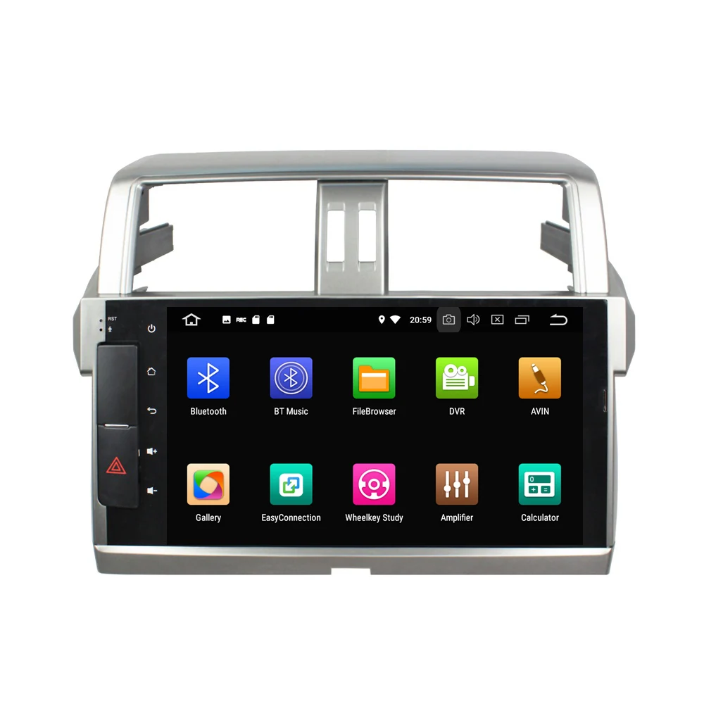Автомагнитола с GPS Навигатором 10 1 дюйма Android 8 0 4 Гб ОЗУ Bluetooth Wi Fi USB Mirror link 32 ПЗУ для
