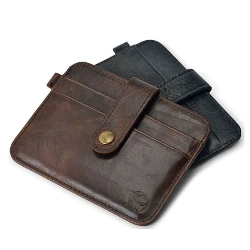 Slim leather multi card bit pack bag men Wallet Creadit Card Holder bank cardholder cow pickup package bus holder|bus holder|business holdercard