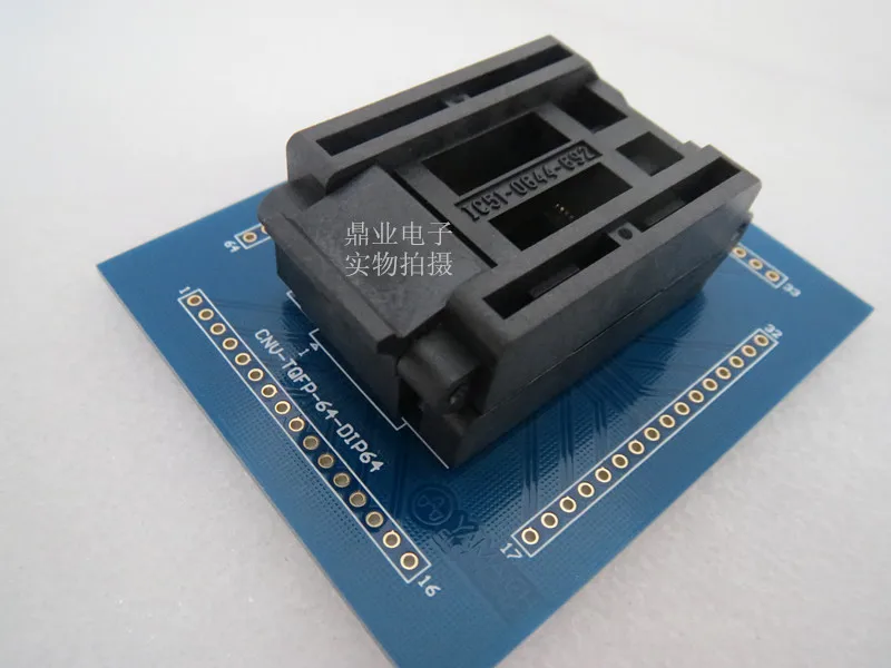 QFP64 TQFP64 IC51 0644 692 burn в гнездо золотое покрытие IC Тесты ing сиденье скамья| |