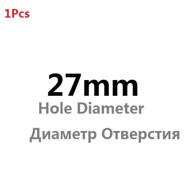 27mm 1 шт., 4-29 мм, ручной инструмент для рукоделия, дырокол, кожаный ремень, Круглый, дырокол, немецкий, полый, кожаный, книжный ремень - Цвет: 27mm