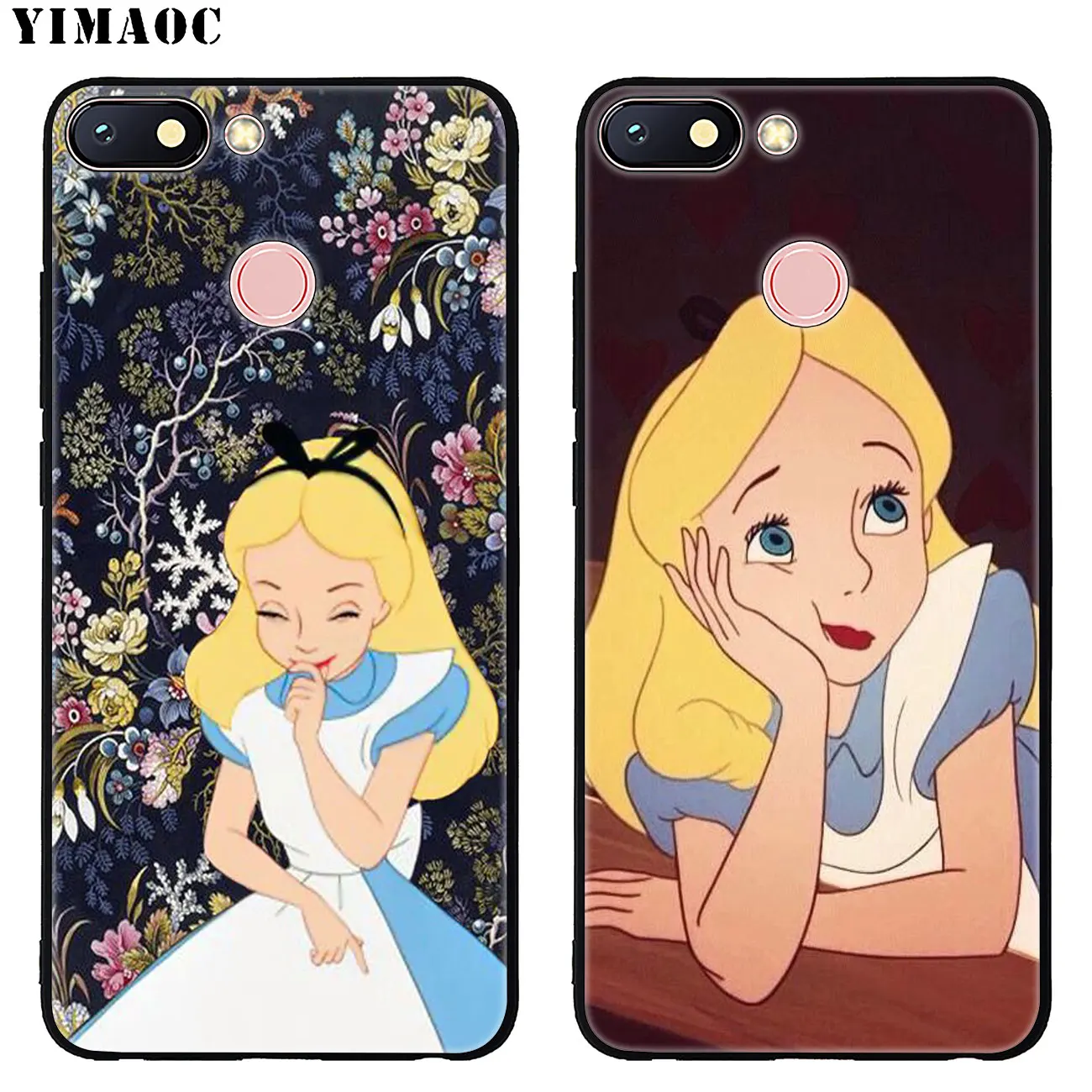 YIMAOC Алиса в стране чудес принцесса Мягкий силиконовый чехол для телефона для Xiao mi Red mi K20 Pro 6A 7A Note 8 7 5 6 Pro mi черный чехол