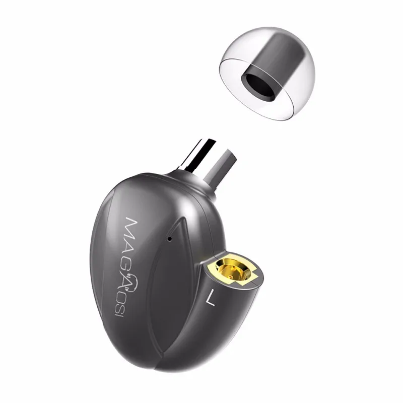 Новый MaGaosi K3 Pro в ухо наушник 2BA Гибридный с динамическим 3 единицы Hi Fi наушники