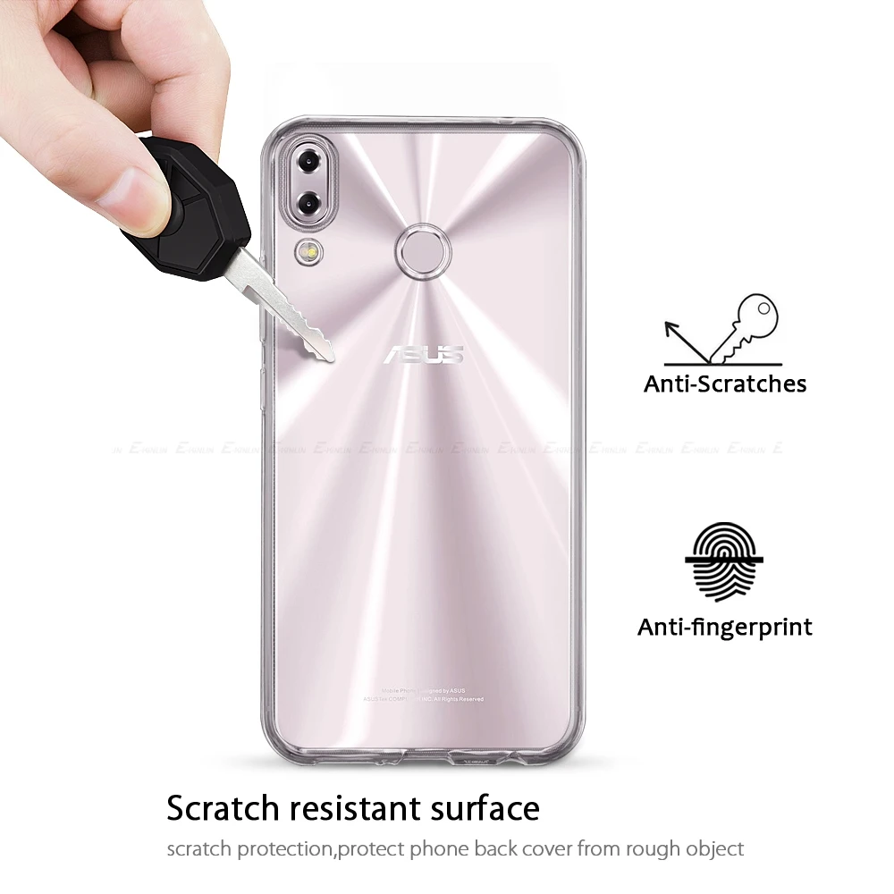 Ультратонкий прозрачный силиконовый чехол для Asus ZenFone 6 ZS630KL 5 5Z ZE620KL ZS620KL задняя