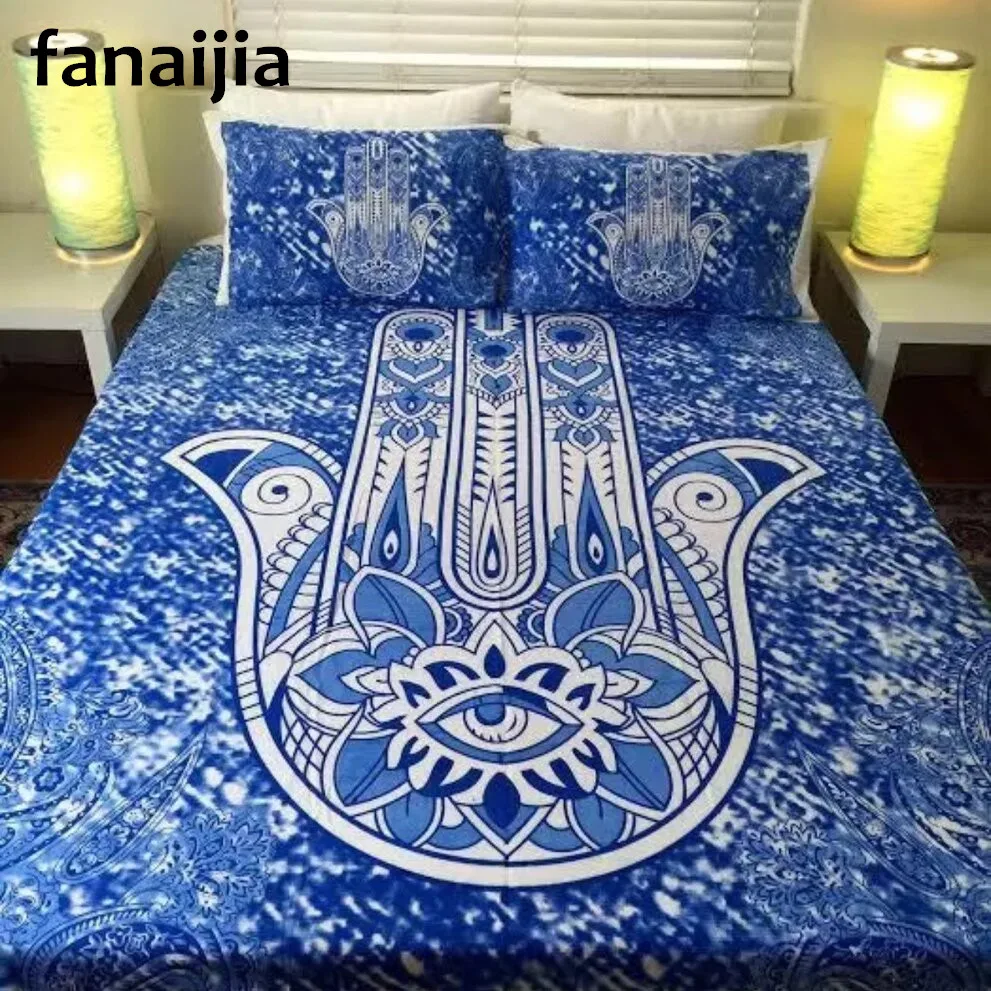 

India Bohemian Print Duvet Cover set with pillowcase 3pcs bedding sets Home Cool Design Full Queen King best gift bedline