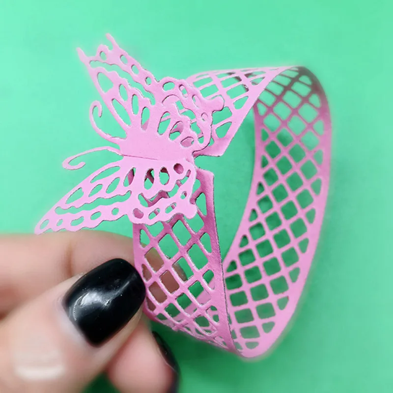 Ремесло 3D бабочка рамка металла высечки для DIY Скрапбукинг Фотоальбом