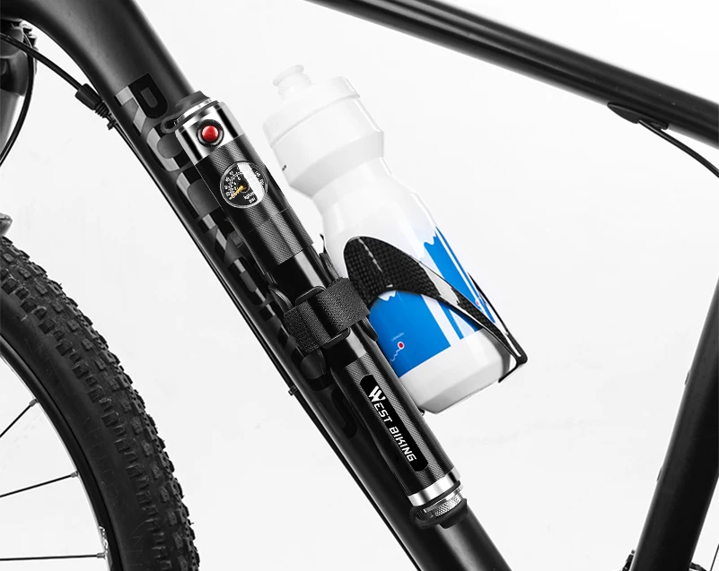 WEST BIKING 160Psi ручной велосипедный насос алюминиевый сплав велосипедный манометр шланг шин насос MTB дорожный велосипед аксессуары мяч велосипедный насос