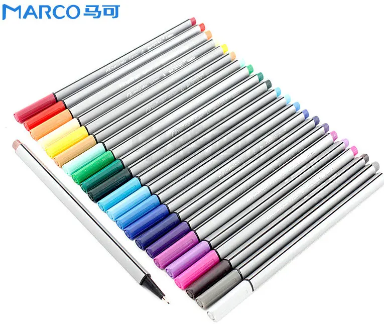 Марко 24 шт цветная ручка Набор цветных карандашей рисование разных акварельных