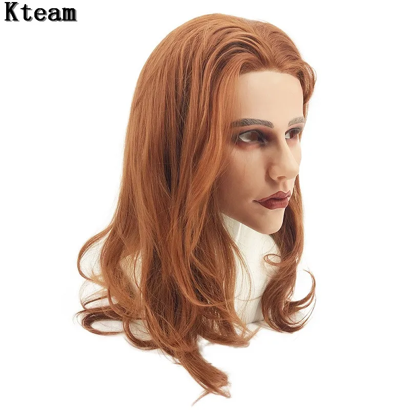 Реалистичные PartyCosplay костюм Хэллоуин красивая женщина силиконовые Капитан