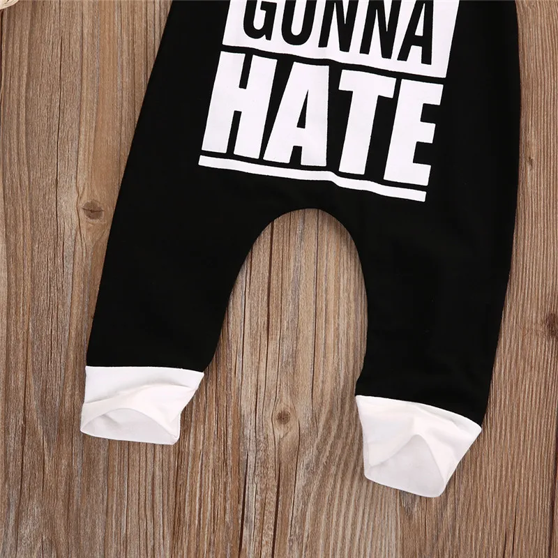 Детский комбинезон без рукавов с буквенным принтом|baby sleeveless romper|boy girl clothesropa bebe |