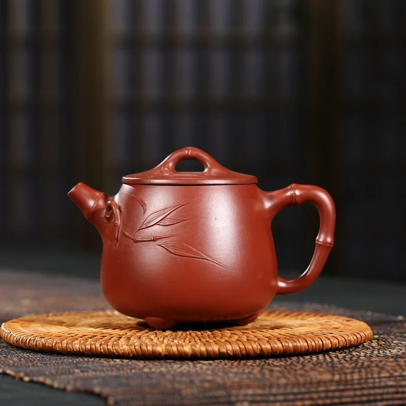 Исин рекомендуется известным dahongpao бамбуковый каолинит Тыква ковш чайник