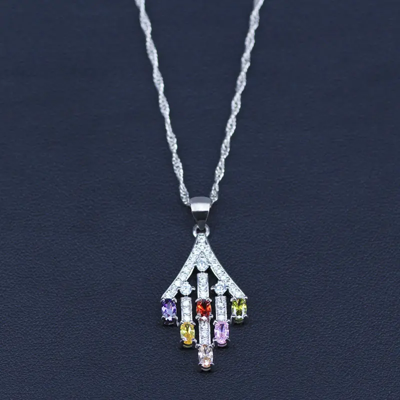Женский ювелирный комплект из колье серёг и браслета|necklace and earrings|jewelry sets for womenjewelry