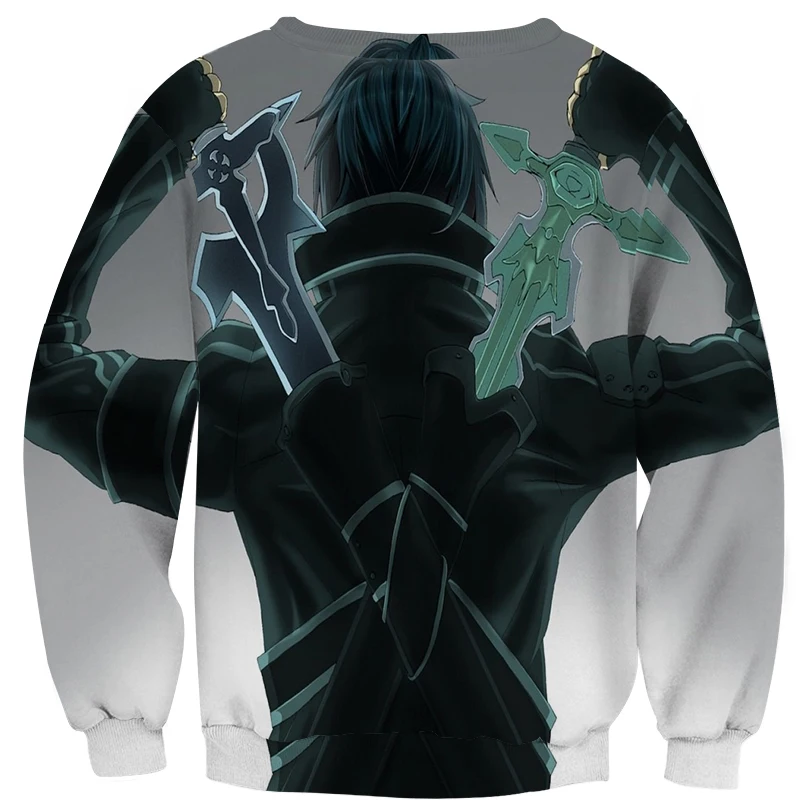 

YOUTHUP 2020 New Design Anime Hoodies Men 3d Hoodies Sword Art Online 3d Print Cartoon Sweatshirts Men Plus Size 5xl Streetwear