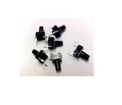 Тактовый кнопочный переключатель 10 шт. 6 х6х9 мм 4 контактный DIP|dip switch|dip buttondip push button