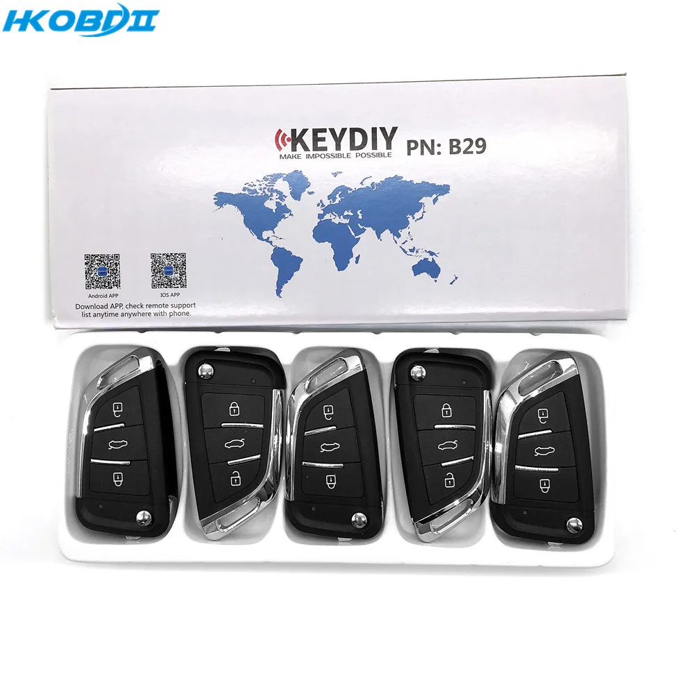 HKOBDII KEYDIY KEYDIY KD B29 серии B для KD900/KD-X2 программист KD MINI B серии пульт дистанционного управления