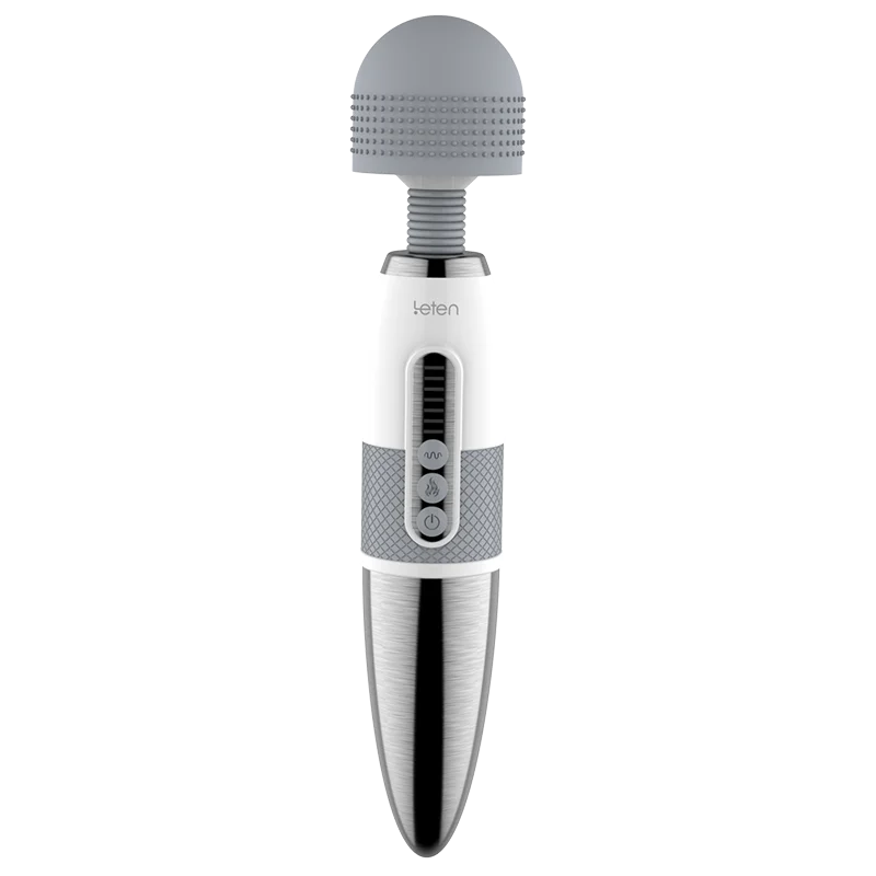 2019 New Leten Vibrator Sex Toys for Woman Powerful Big Head Magic Wand Massager Rechargeable Sexo Heating AV | Красота и здоровье