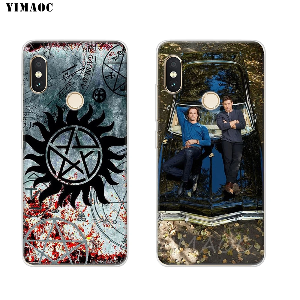YIMAOC Сверхъестественное SPN Мягкий ТПУ чехол для Xiaomi Redmi 6 4X 5A 4A S2 Note 4 5 Pro Plus Mi 8 9 SE A2 A1