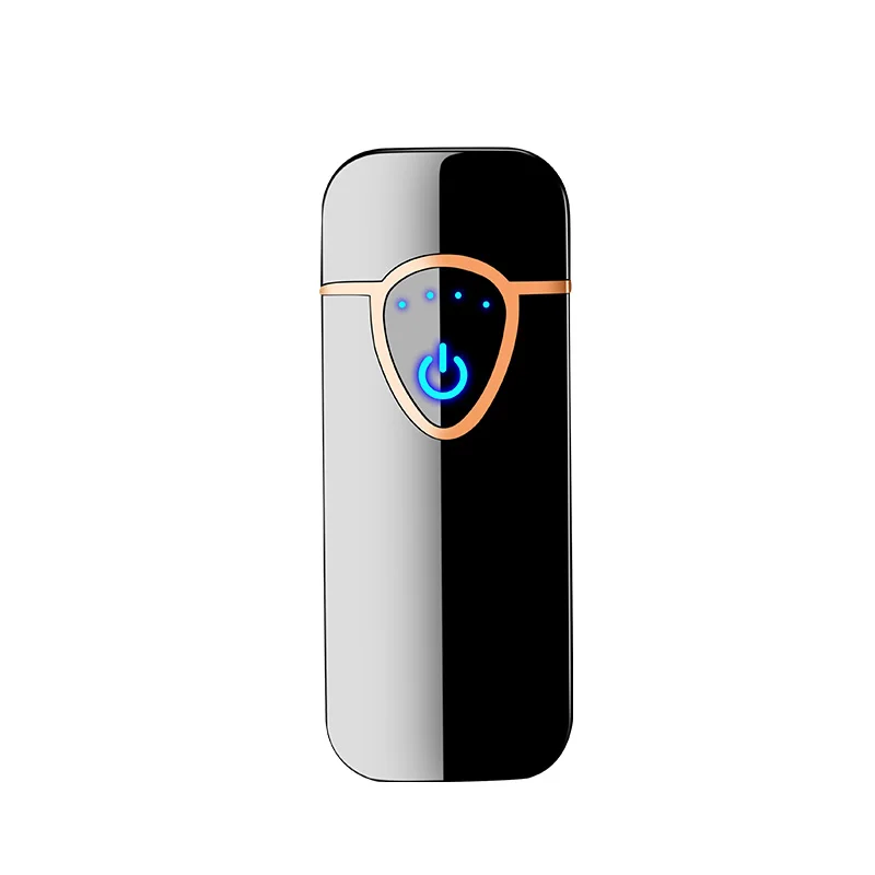 Usb зарядка Электронная Зажигалка Ветрозащитная тонкая мужская индивидуальность