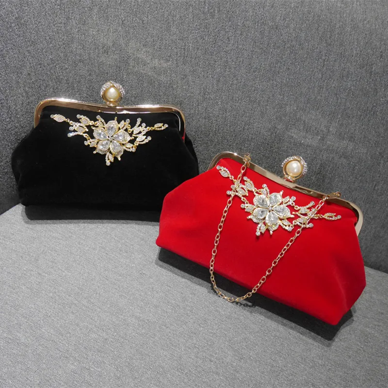 Модная женская сумка клатч новая свадебная для невесты красная японская и