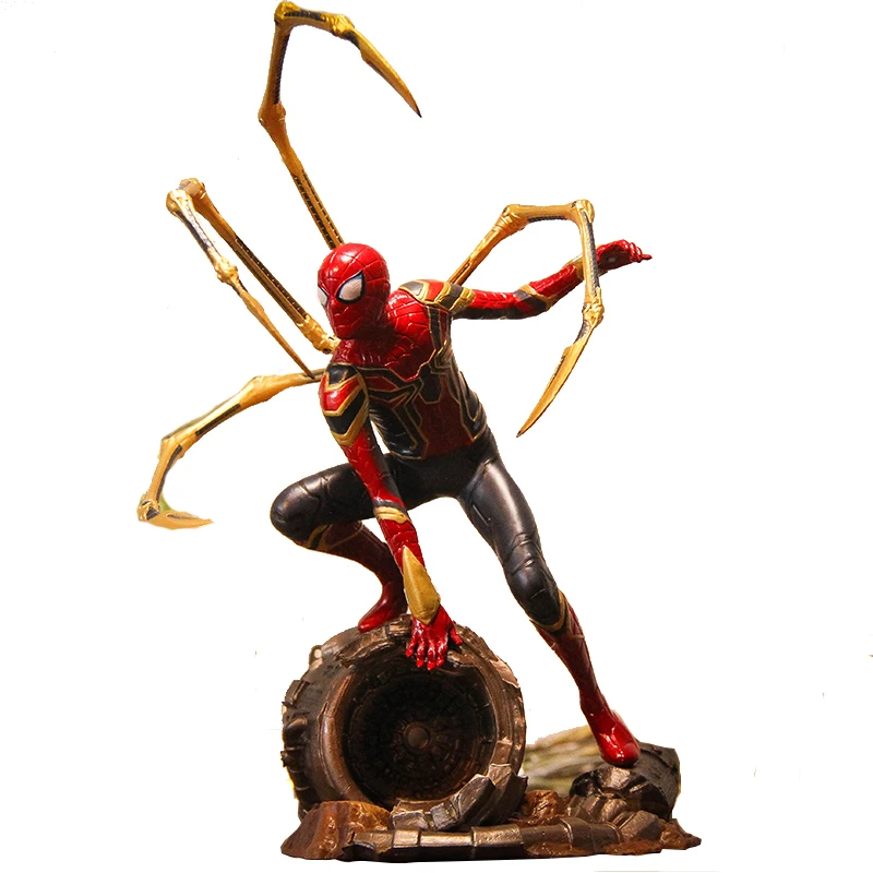Экшн фигурки героев фильма Marvel Мстители 4 супергерой Человек паук далеко от дома