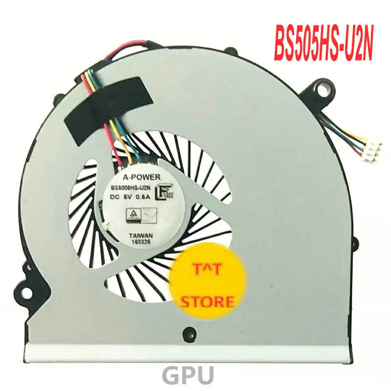 Новый оригинальный охлаждающий вентилятор GPU для ноутбука Gigabyte Aero14 P64W Aero15 15X BS505HS