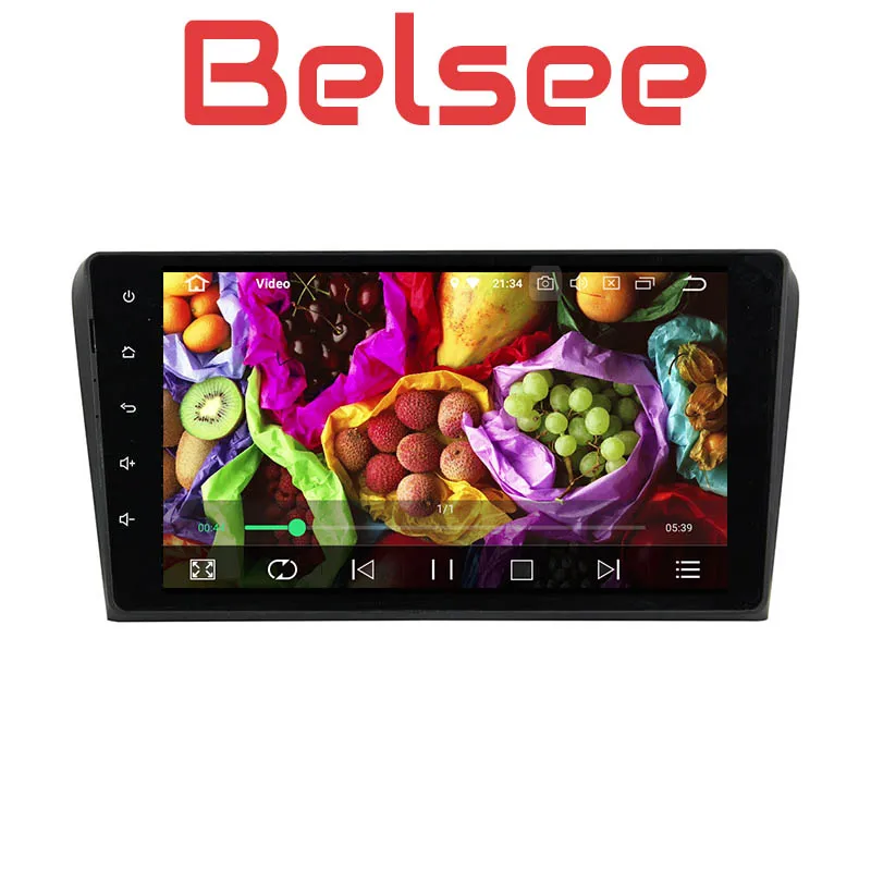Belsee Android 8,0 стерео радио gps Мультимедиа Авто " сенсорный экран 8 core для Mazda 3 2003 2004 2005 2006 2007 2008 2009