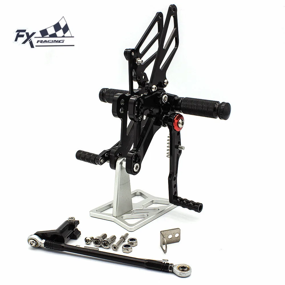 CNC алюминиевый мотоциклетный задний Набор подножки для ног, подножки для ног, педали для Honda CBR650F CBR 650F