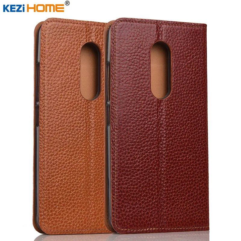 ZTE Axon 7 Чехол KEZiHOME Litchi Натуральная кожа флип подставка кожаный чехол для телефона s