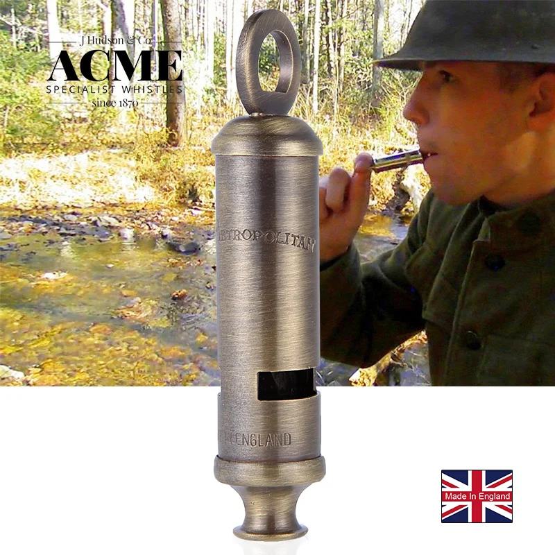 ACME Metropolitan15 High-end Limited Police Whistle Outdoor Dedicated Survival Solid Brass Seamless Welding SOS Emgrave | Спорт и