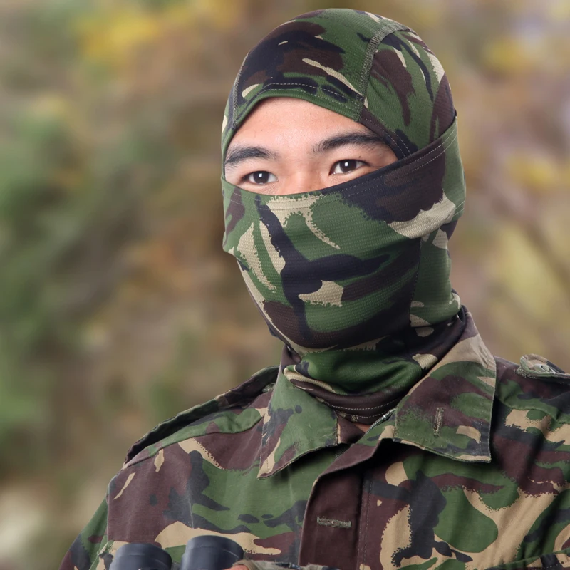 5 шт./лот Балаклава вождей Камуфляж для тактических военных игр защита для страйкбола полное лицо маска велосипед Лыжный Спорт ветрозащитный головной убор