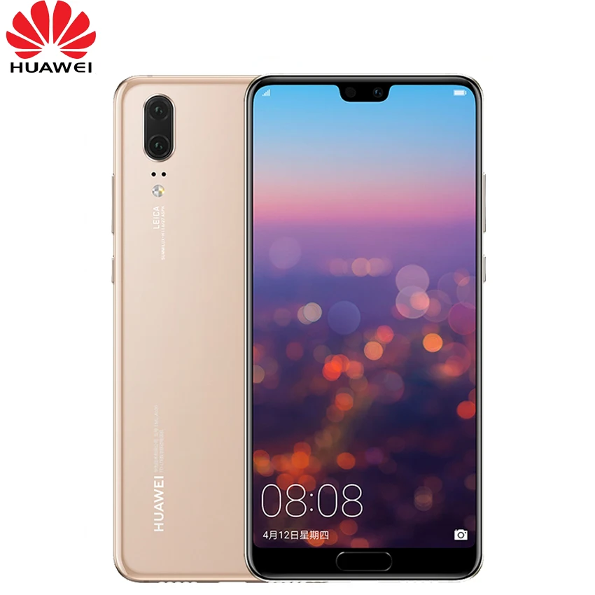 В наличии huawei P20 полный LTE Band AI смартфон двойной сзади камера 5 8 дюймов вид экран