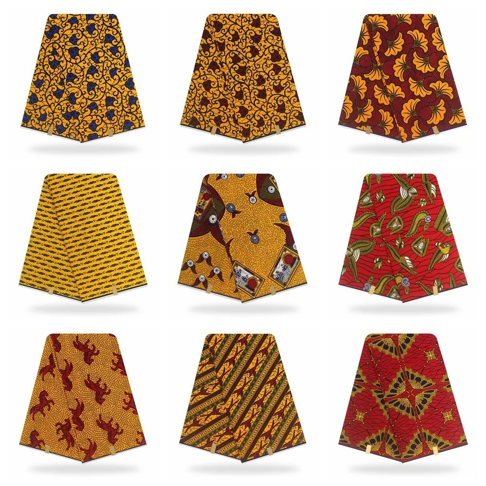 New Guaranteed Real Dutch Wax Block Prints In Dutch Wax Cotton Veritable Wax Veritable African Ankara Fabric Aso Ebi Soft
