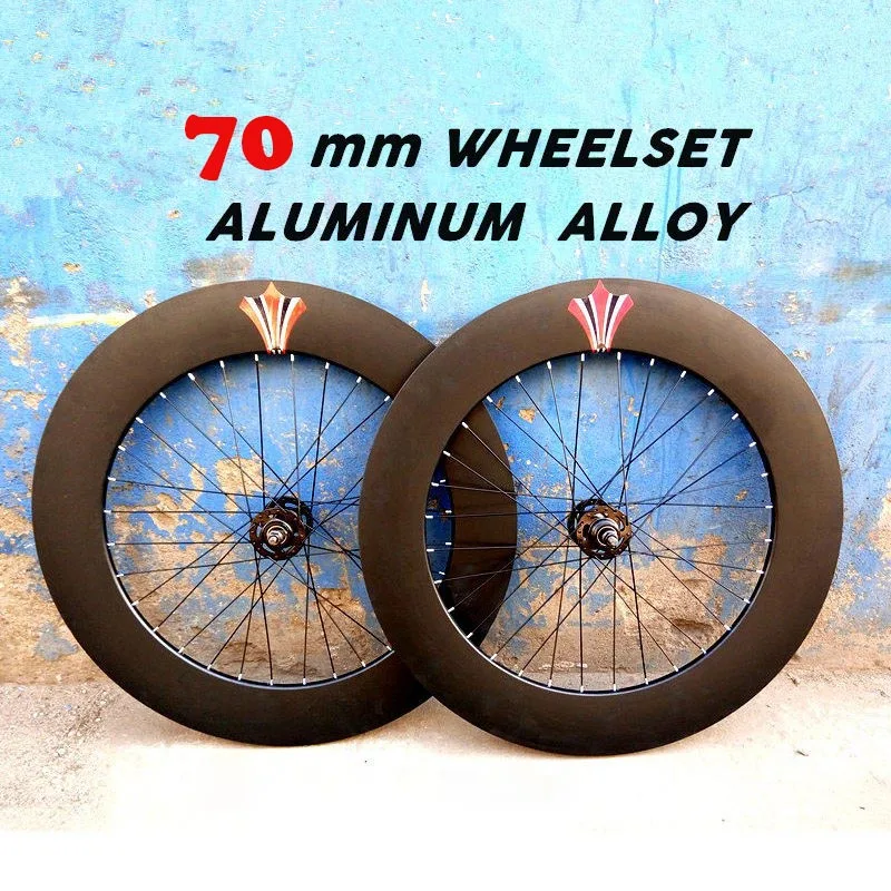 Фиксированная Шестерня fixie обода колеса 90mm70мм алюминиевый сплав колесная