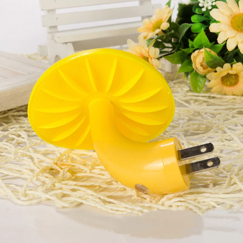 Led Light Sensor Night EU/US Plug Wall Lamp Mushroom Projector Novelty Atmosphere For Baby Children Bedroom | Лампы и освещение