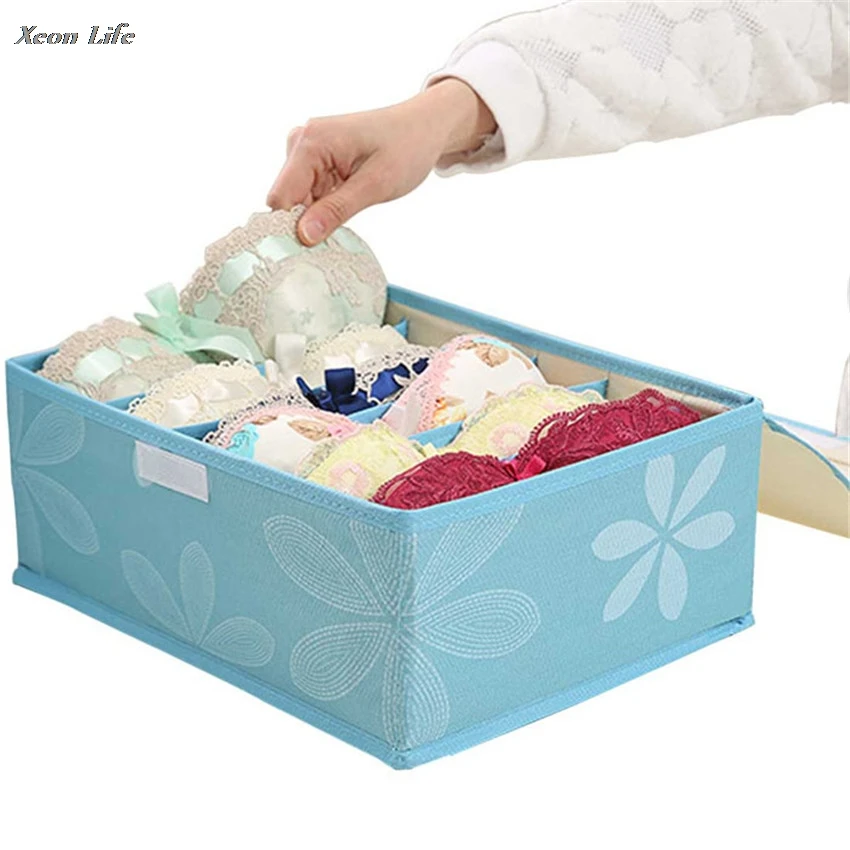 3 шт./компл. складная коробка для хранения Органайзер нижнего белья Галстук