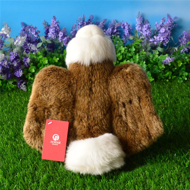

24cm Lifelike Bald Eagle Stuffed Animal Toys American White Eagle Bird Plush Toy Birthday Christmas Gifts For Kids