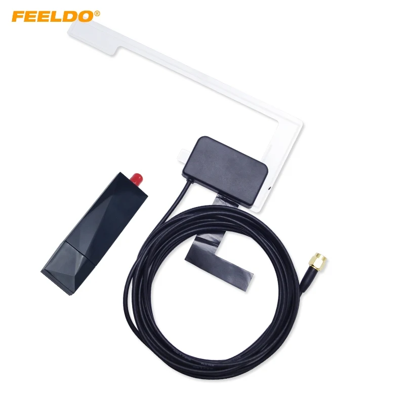 Цифровой аудиовещательный приемник DAB + USB ключ с антенной для автомобиля DVD плеер
