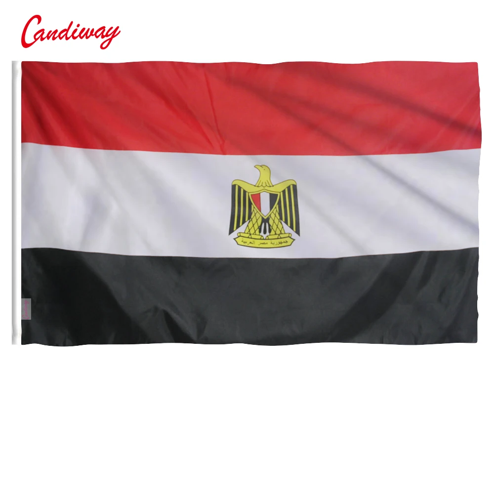 

3*5FT/90*150cm Hanging Egypt FLAG egyptian Banner Office/Activity/parade/Festival/Home Decoration NN077