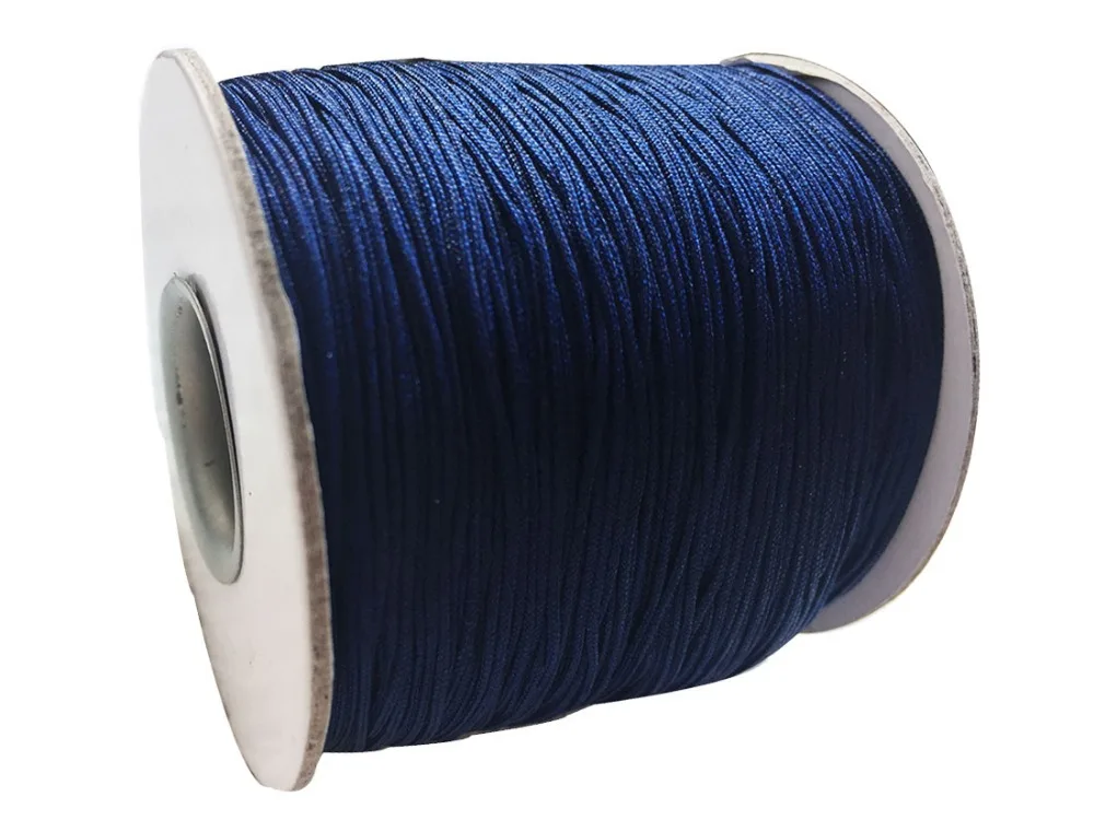 0 8 мм темно-синий Макраме Rattail ювелирные аксессуары Изготовление Бисероплетение