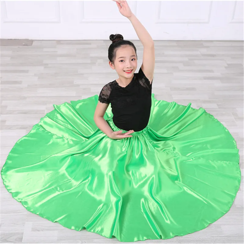 Юбка для фламенко девочек платье танцев в испанском стиле детские юбки